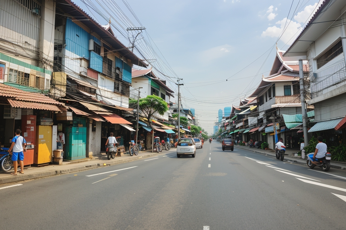 Бангкок – город контрастов, здесь полно как небоскрёбов, так и бедных районов
