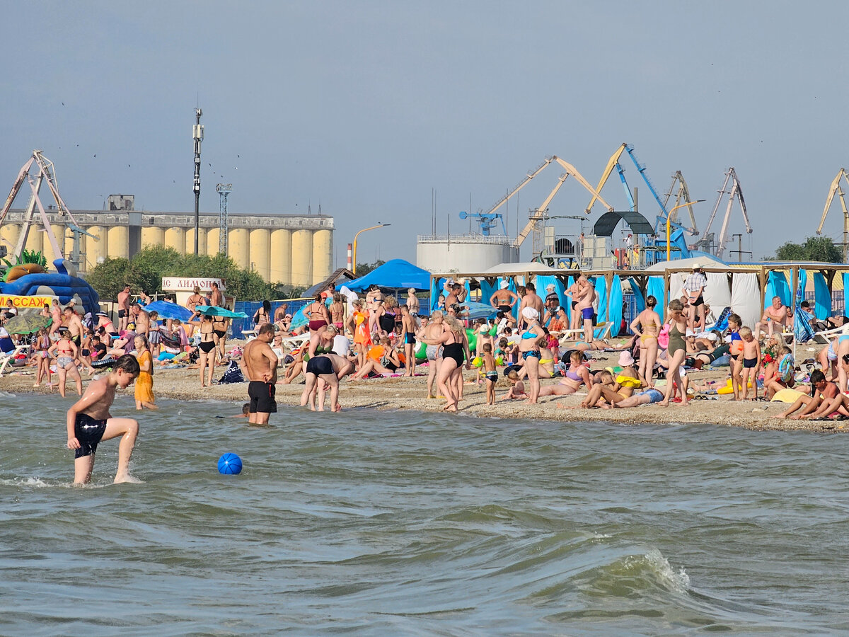 пляжи на азовском море в ейске