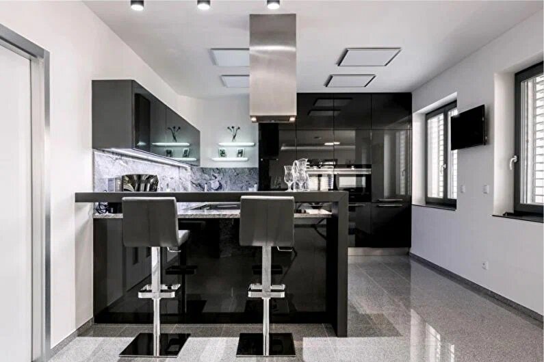 Кухня в стиле хай-тек