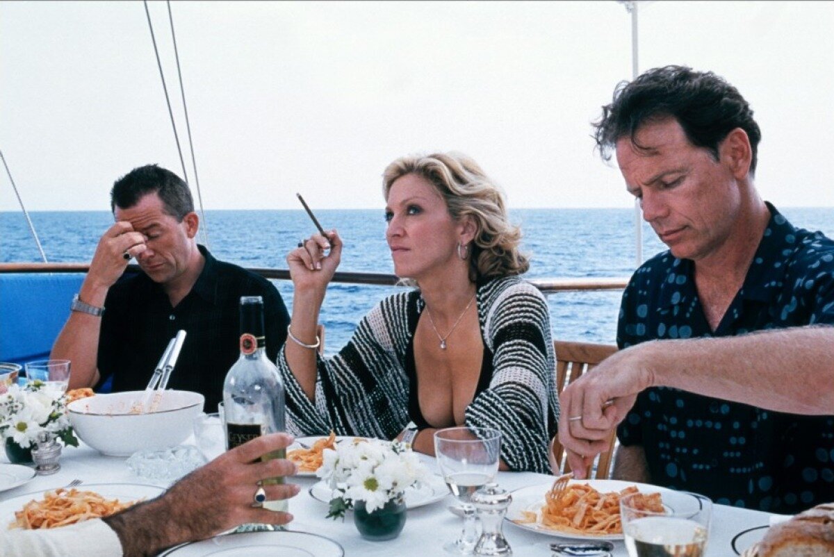 Эмбер на яхте.