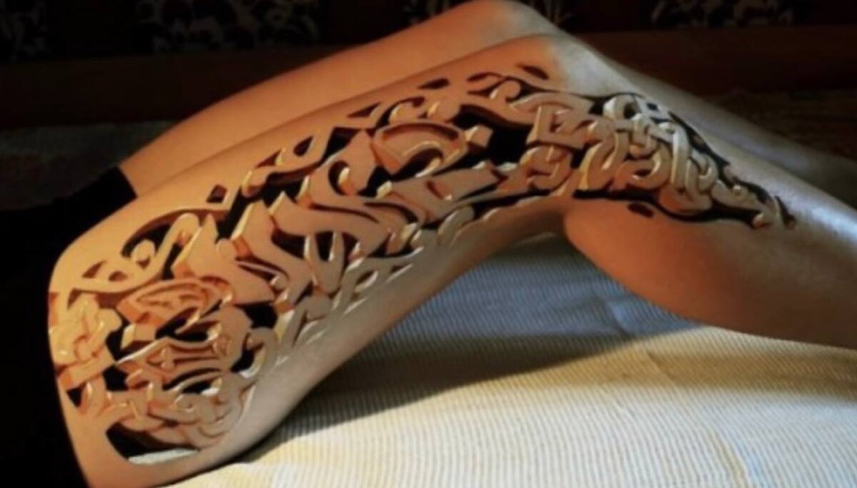 Тату Резьба по дереву. Источник Яндекс Картинки.