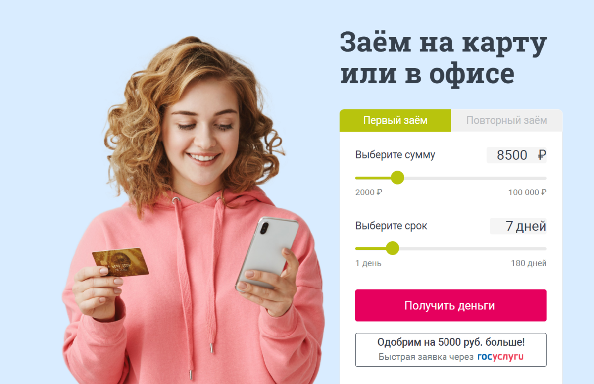 Микрозаймы без проверки кредитной истории