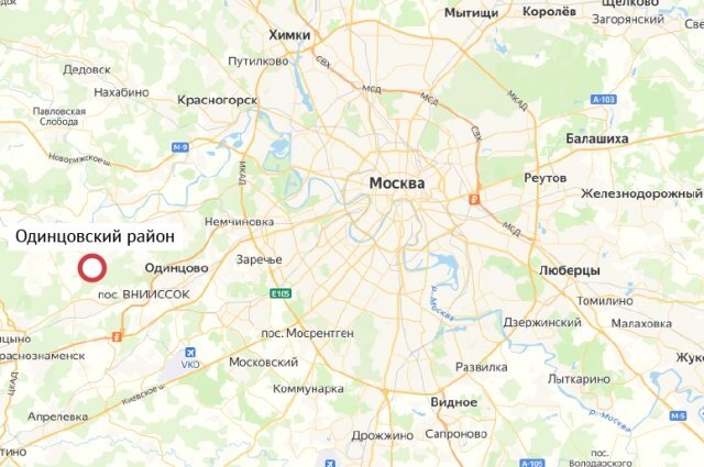    Карта прилетов беспилотников в Москве и области. Инфографика