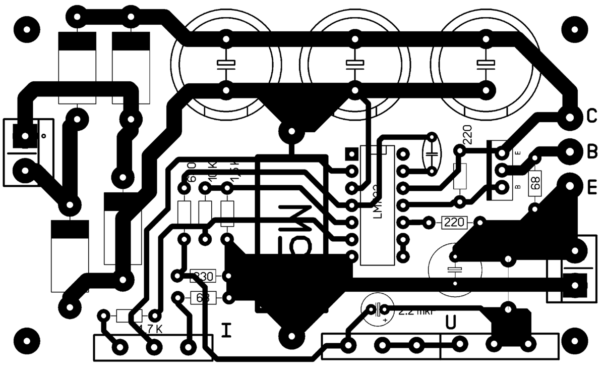 Печатная плата стабилизатора