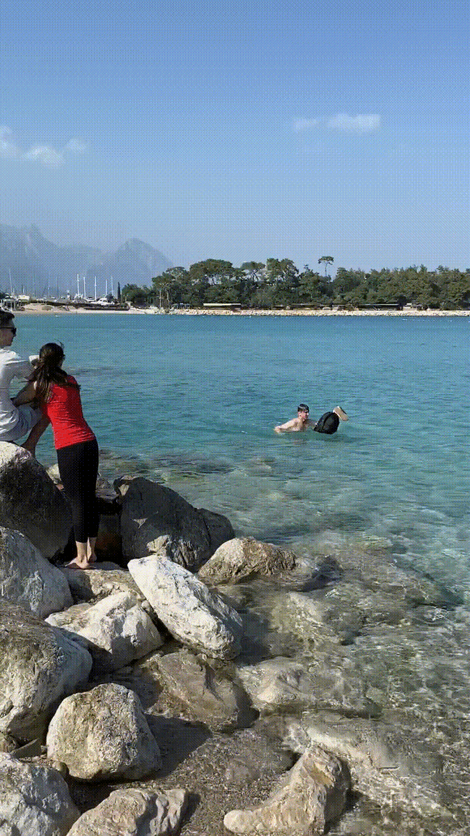 Март, температура воды +17