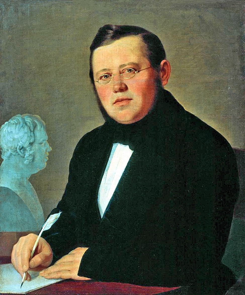 Василий Тропинин «Портрет М.Н.Загоскина». Рубеж 1830-1840-х годов. Государственный Литературный музей