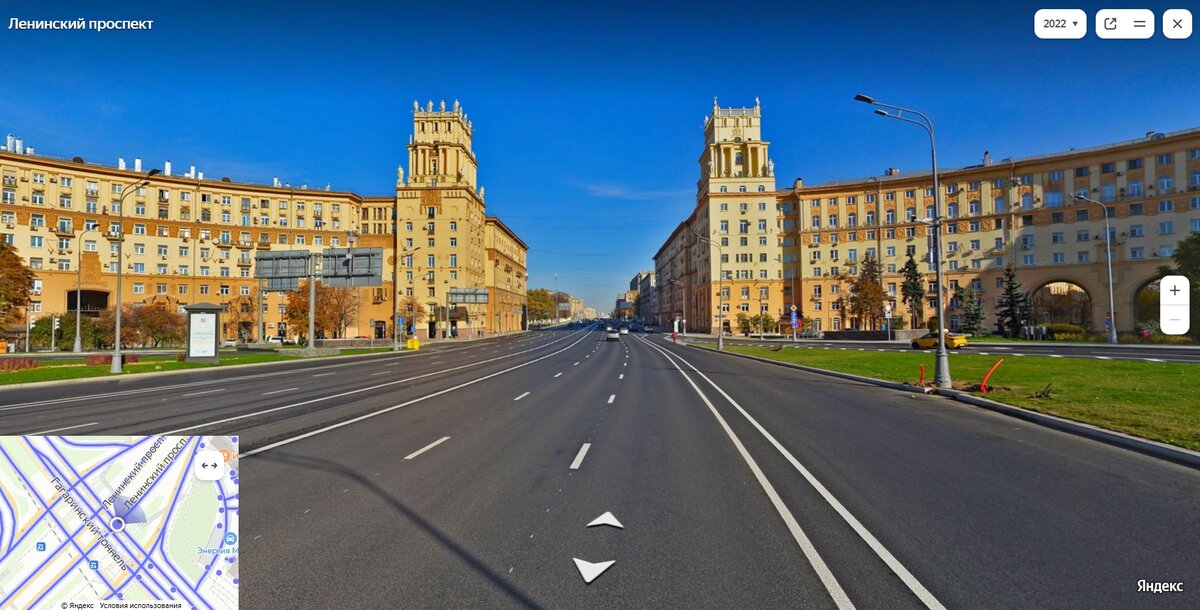 Ленинский проспект, 30 и 37. С Яндекс-панорам