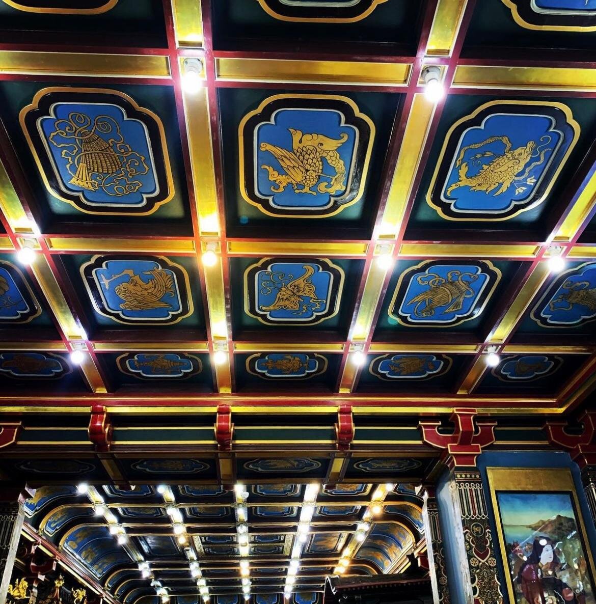 Потолок чайного дома Перлова © "Покажу Москву"