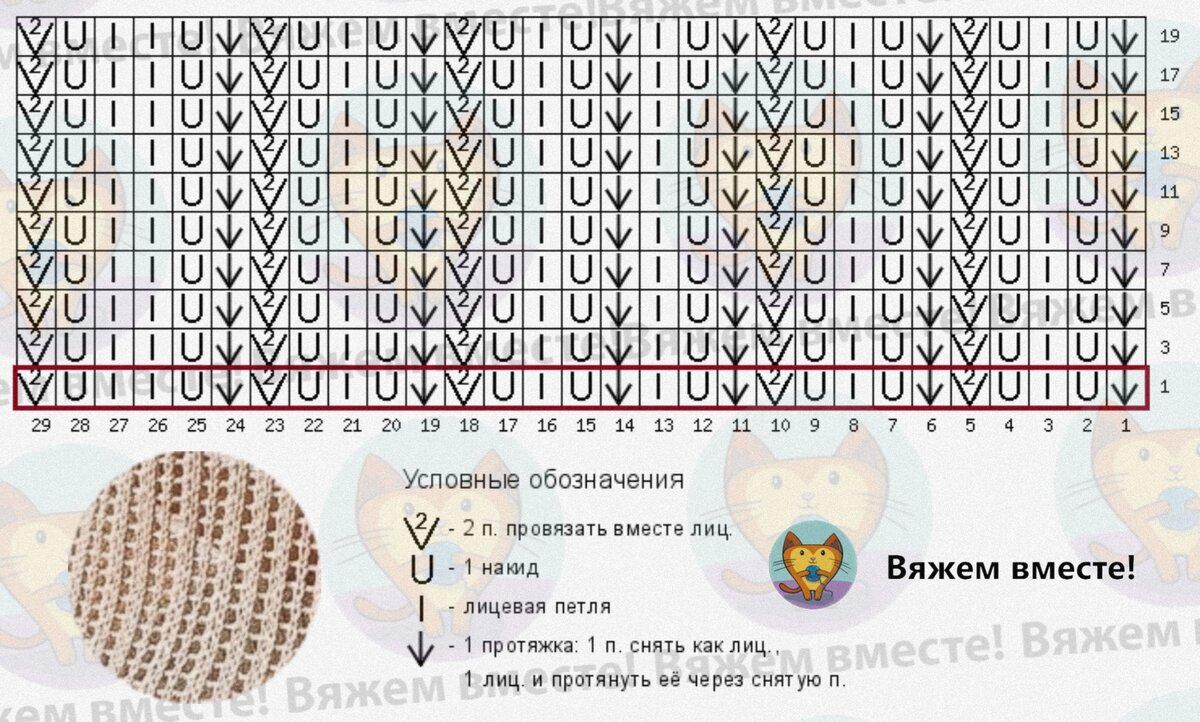 Как вязать рукав летучая мышь спицами Dolman-Sleeve.