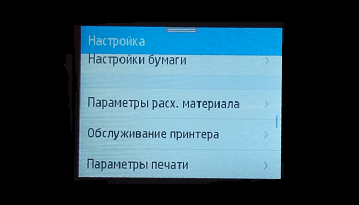 Фото 2. Выбираем пункт "Обслуживание принтера"