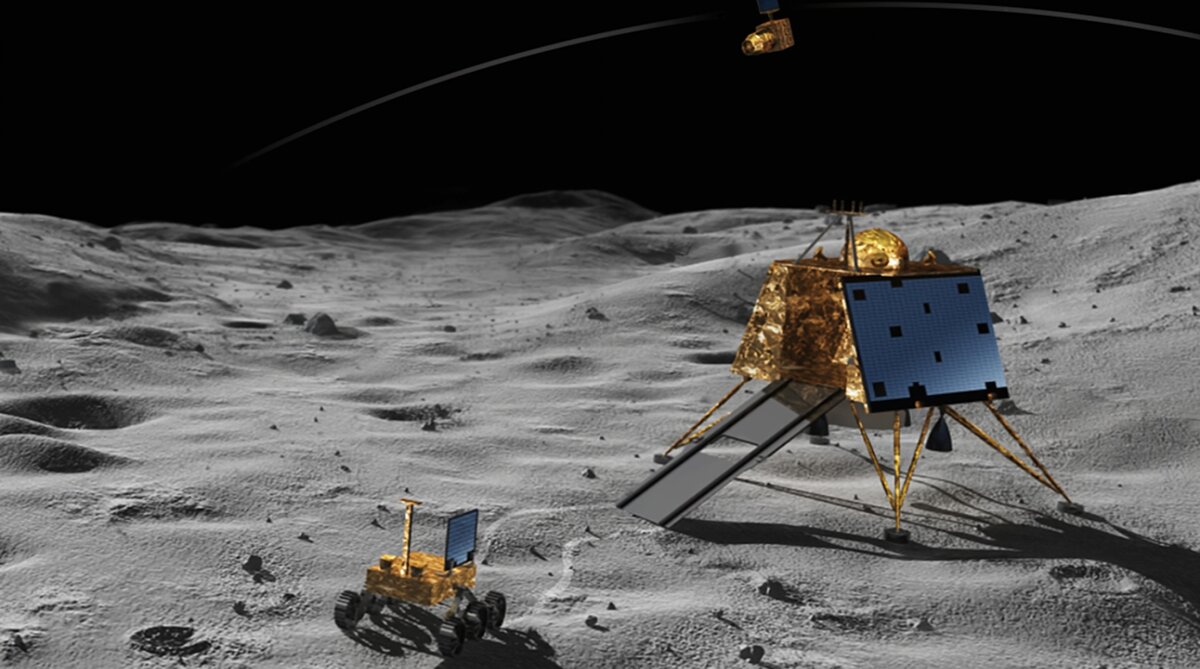 «Чандраян-3», иллюстрация. Credit: ISRO.