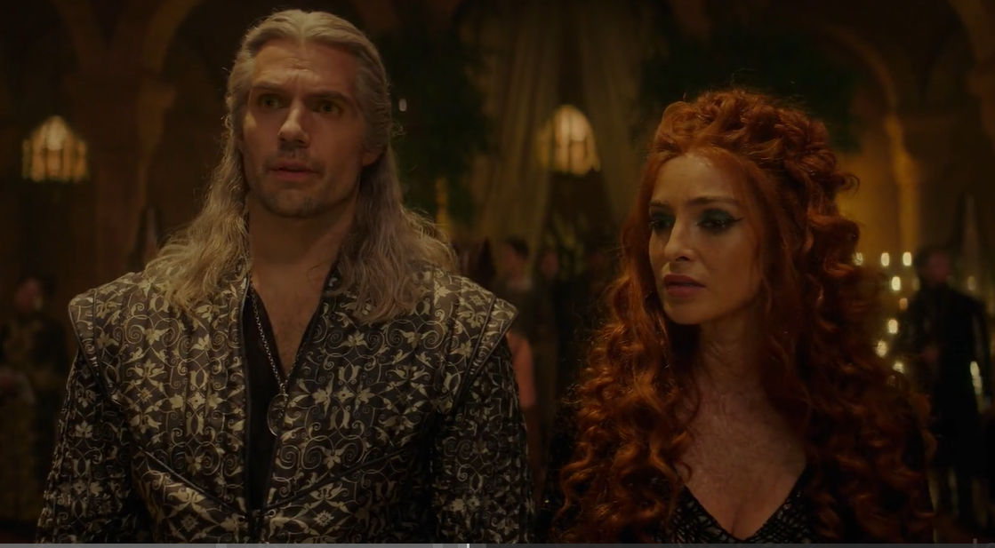 Сдается мне он опять думает, где мои мечи и как он будет без них убивать эту стрыгу