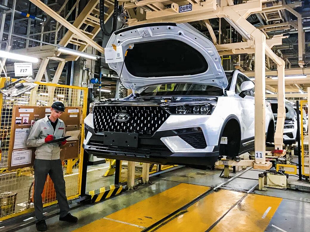 АВТОВАЗ конвейер