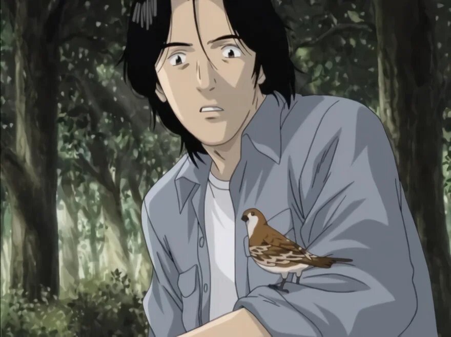 Кензо Тэнма. Скриншот из аниме. Copyright Madhouse