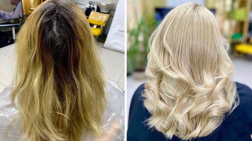 10.39 жемчужный бежевый блонд. Обесцвечивание тёмных волос и ...