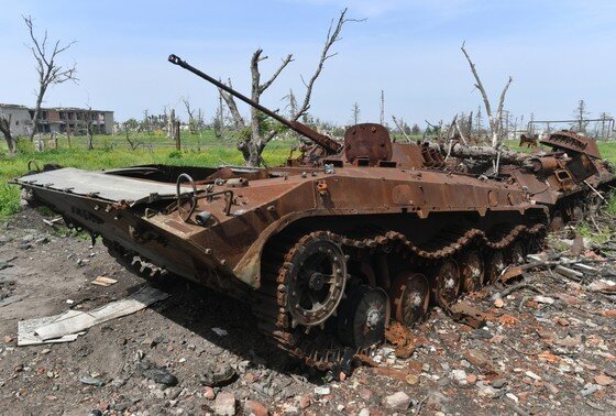    Уничтоженная военная техника ВСУ