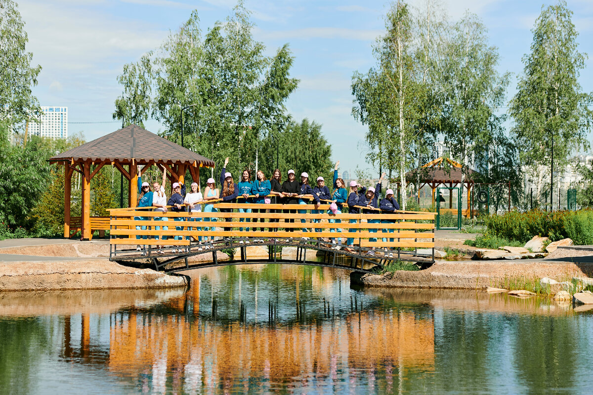 Конкурсантки «Мисс Екатеринбург» в парке ЖК River Park 