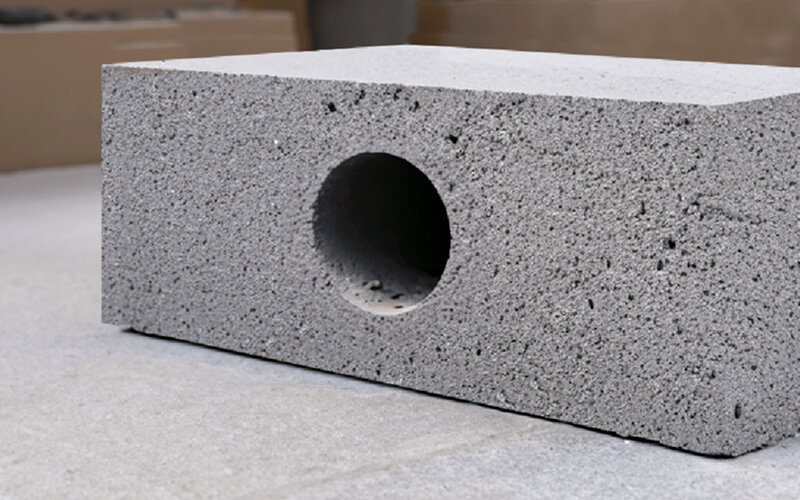 Блок газобетона для прокладки вентканалов