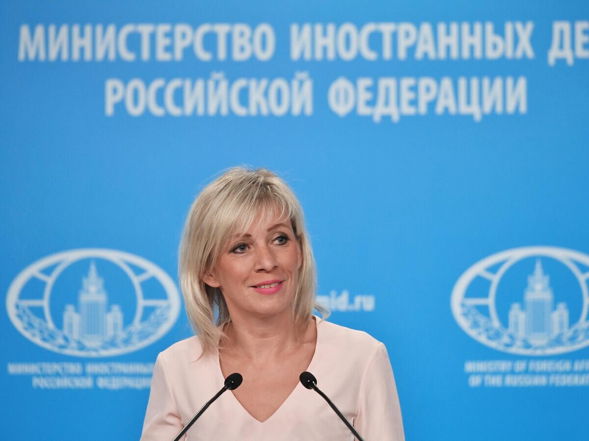    Официальный представитель Министерства иностранных дел России Мария Захарова во время брифинга в Москве© РИА Новости / Алексей Куденко