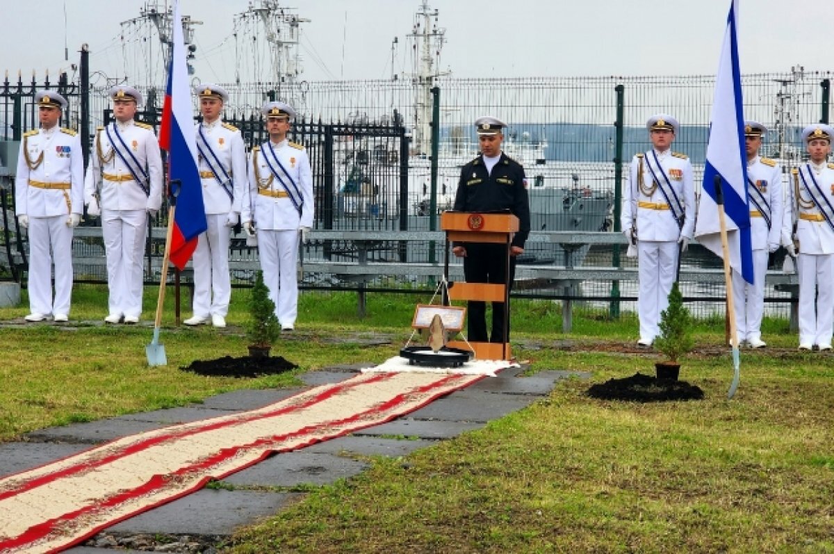    В Североморске прошла церемония закладки памятного знака