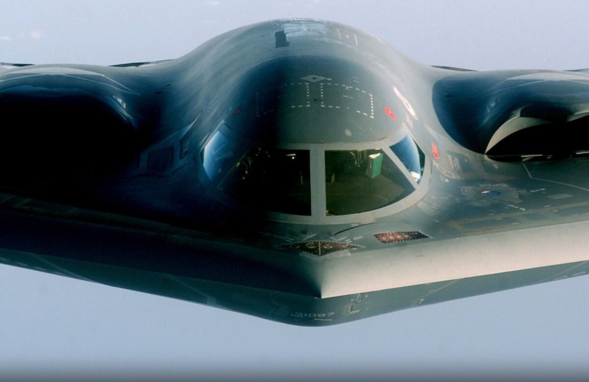Стратегический бомбардировщик В-2.Фото из открытых источников.