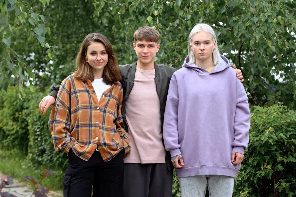 Анна Демидова, Глеб Калюжный и Кира Медведева "Новенькие. Финальный сезон"