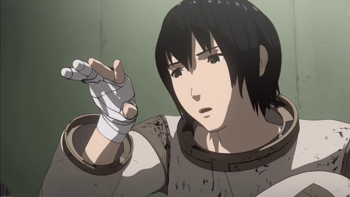 Скриншот из аниме Рыцари Сидонии Sidonia no Kishi