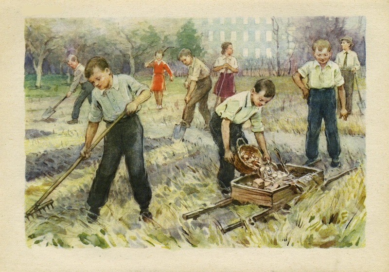 Несем труды. Детям о труде. Сюжетные картины. Сюжетные картины для школьников. Труд иллюстрация.