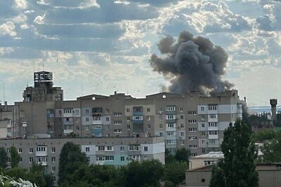    ВСУ наносят удары ракетами НАТО по городам Запорожской области ©Telegram-канал "Операция Z: Военкоры Русской Весны"