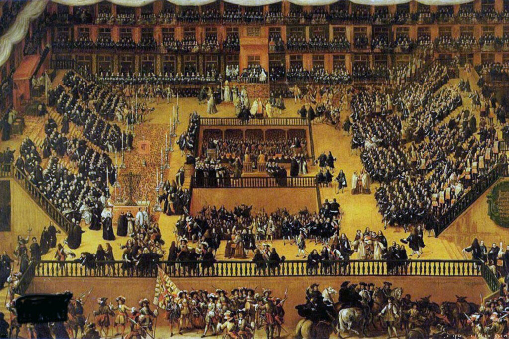 Аутодафе на Пласа Майор. Франсиско Риччи, 1683