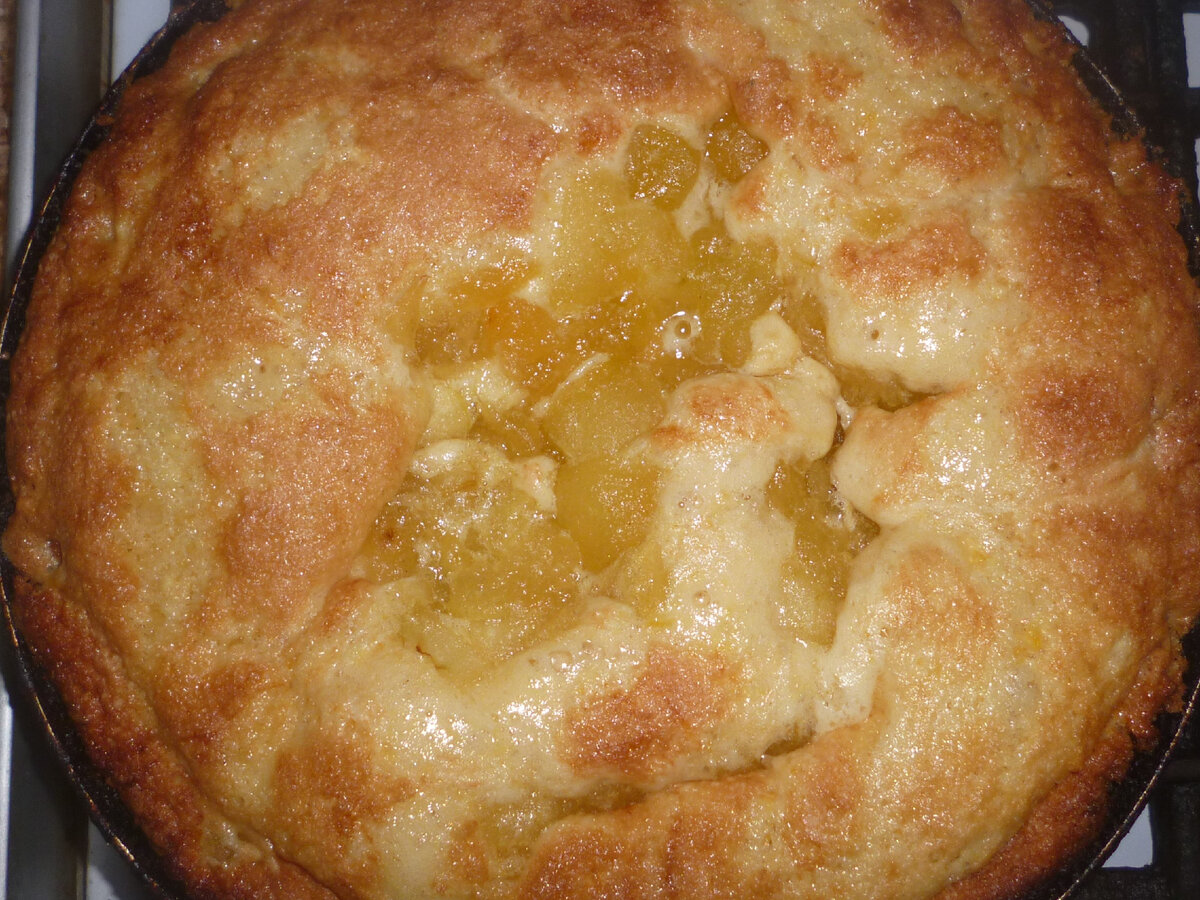 Сахарный пирог со сливками