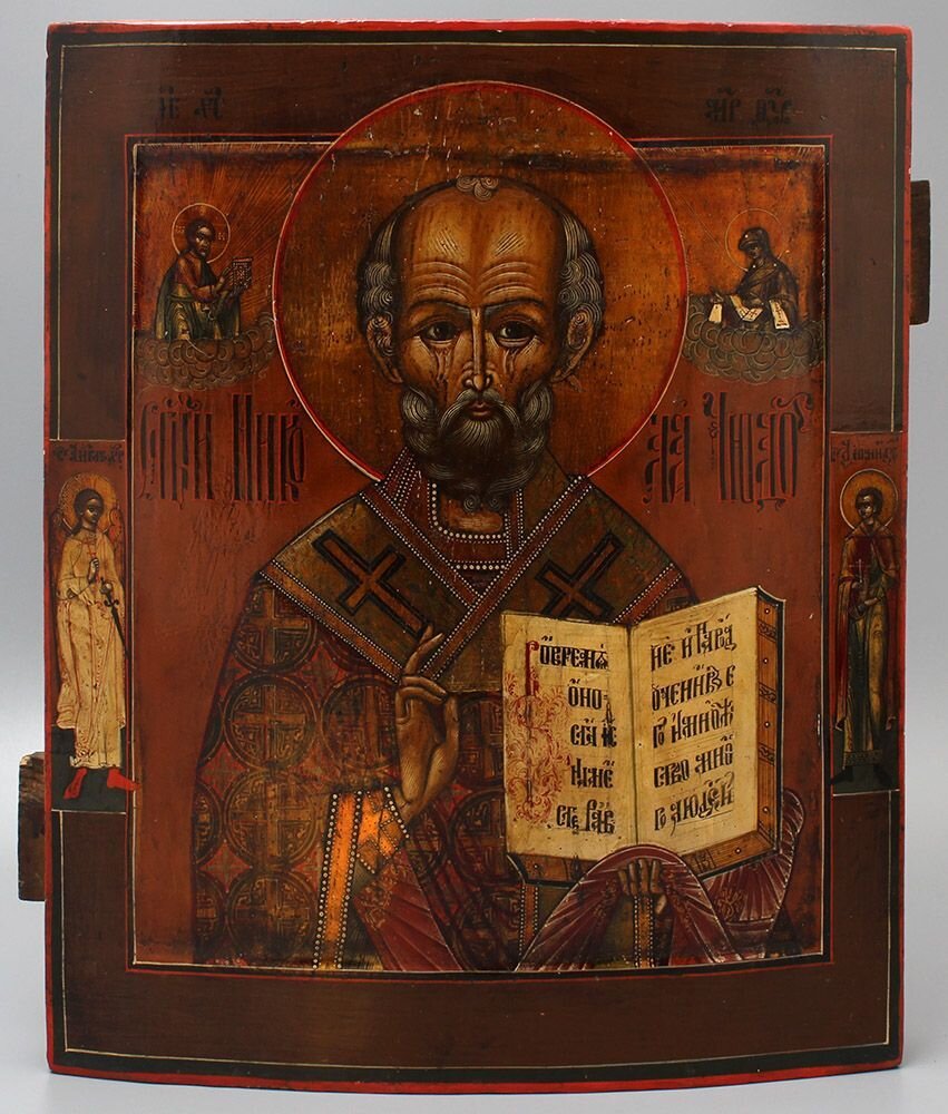 Святитель Николай, архиепископ Мирликийский, чудотворец. Православная икона