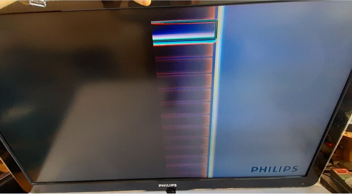 На телевизоре Philips пропало изображение