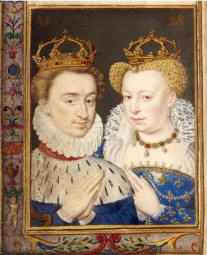 Генрих lV и Маргарита Бурбон, из интернета.