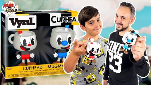 ПАПА РОБ И ЯРИК РАСПАКОВКА ФИГУРОК CUPHEAD И MUGMAN ОТ FUNKO VYNL! ДЬЯВОЛ ИЗ КАПХЕД!