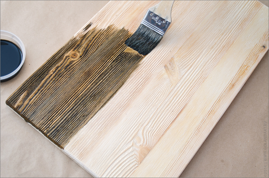 Процесс покраски кистью (картинка из интернета)