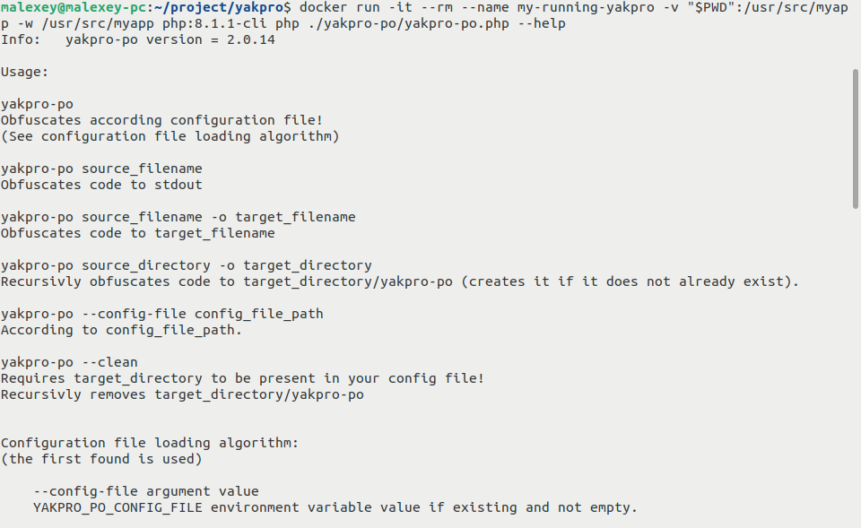 docker run в интерактивном режиме