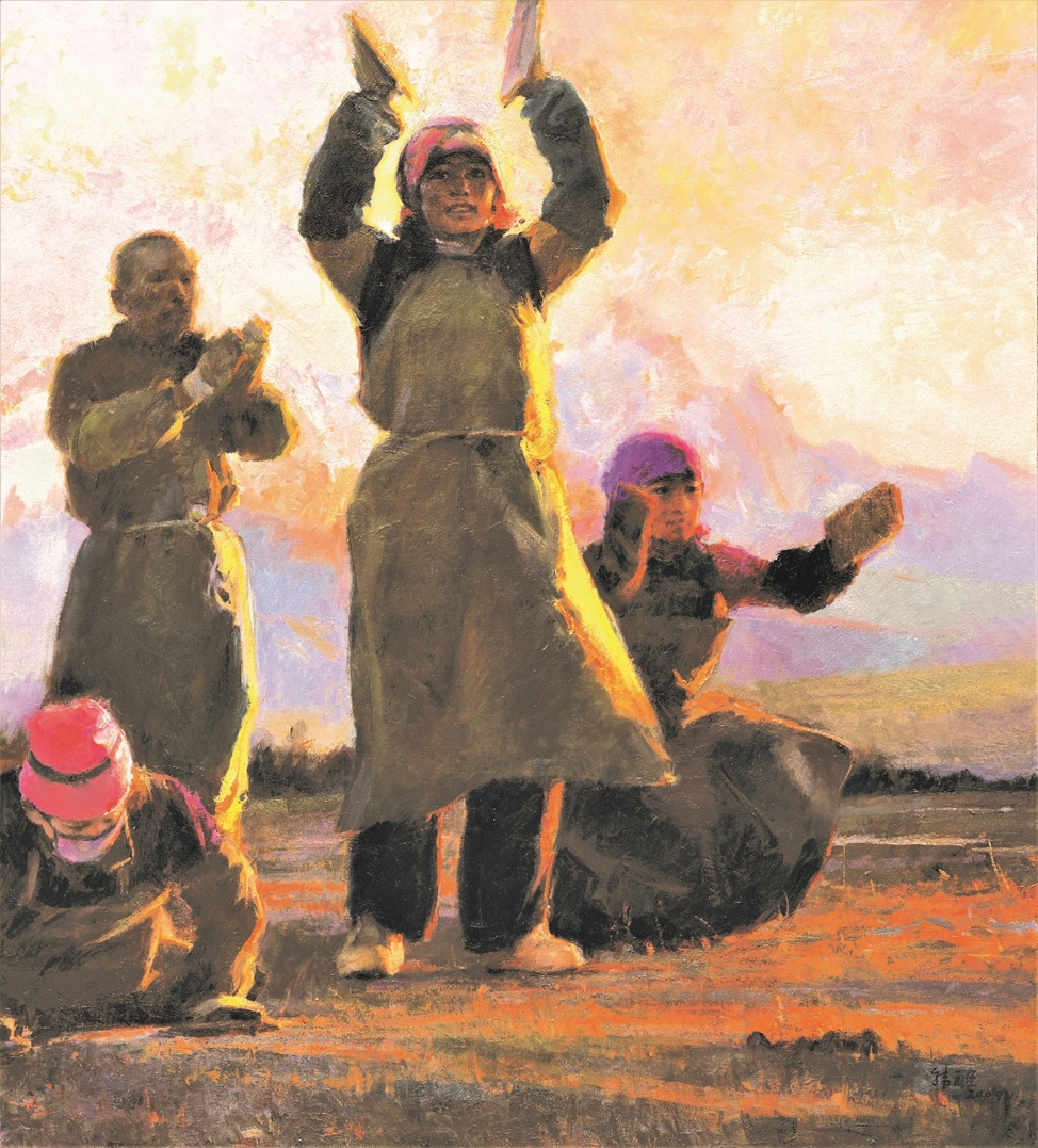 На пути паломничества. Холст, масло. 2009 г.