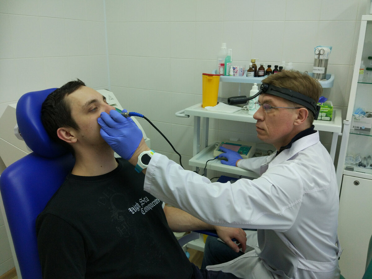 УЗИ пазух при гайморите нужно проводить очень внимательно. Фото автора