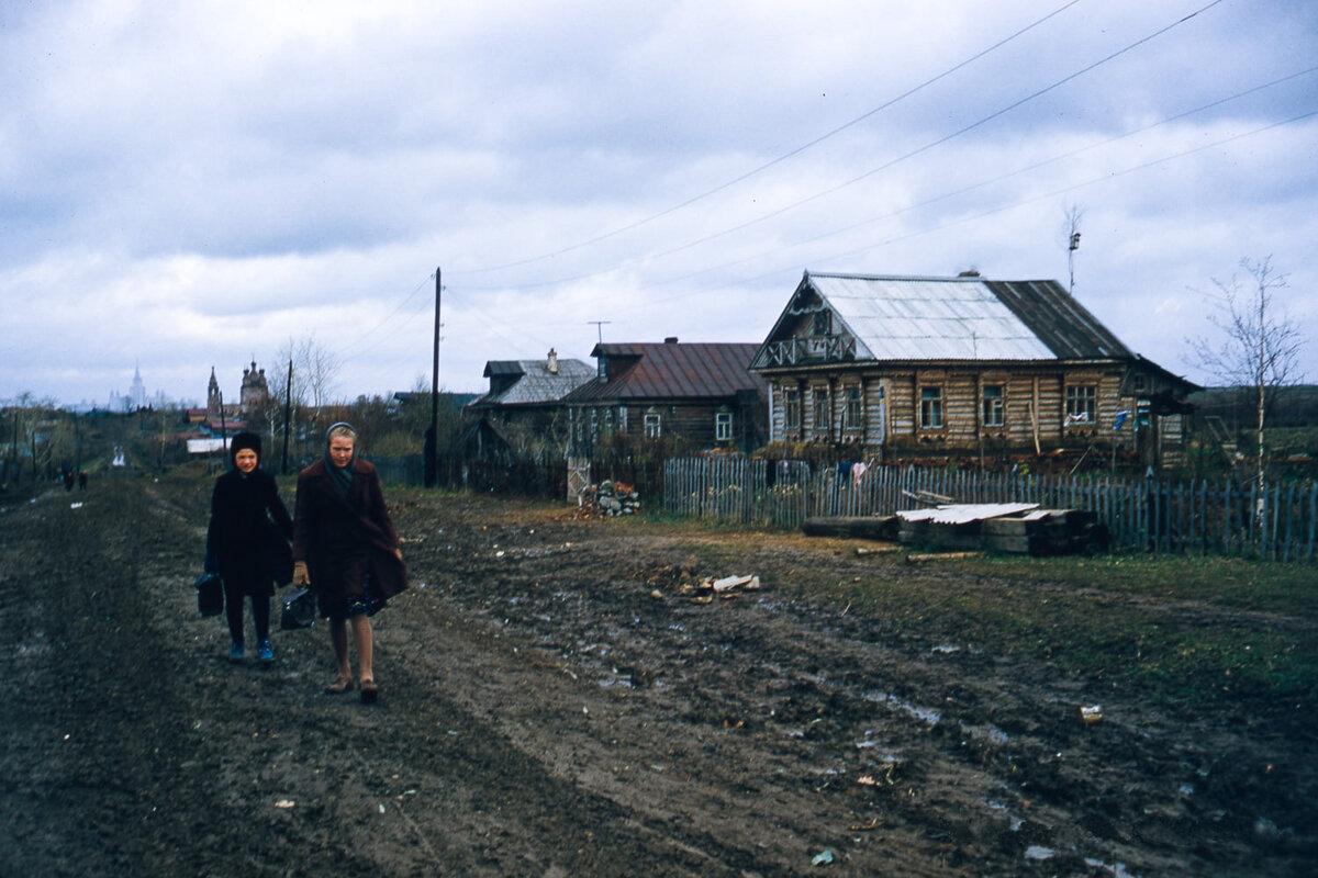 Деревня Тропарево. Фото 1956 г.