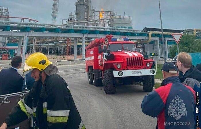    Пожар на заводе по производству окиси этилена и гликолей " СИБУР-НЕФТЕХИМ» в Дзержинске МЧС России
