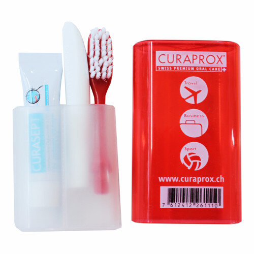 Дорожный набор для чистки зубов.