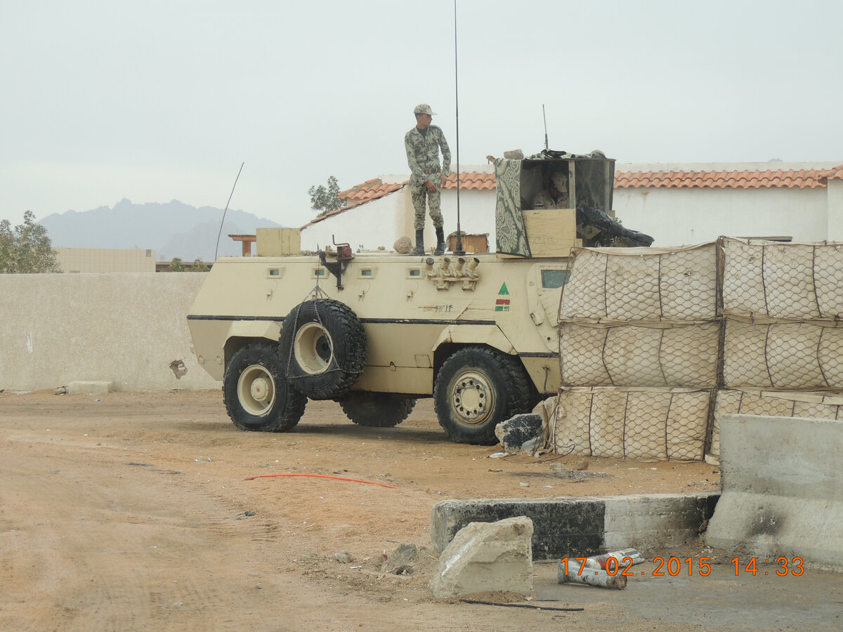 Блок посты по дороге в Дахаб