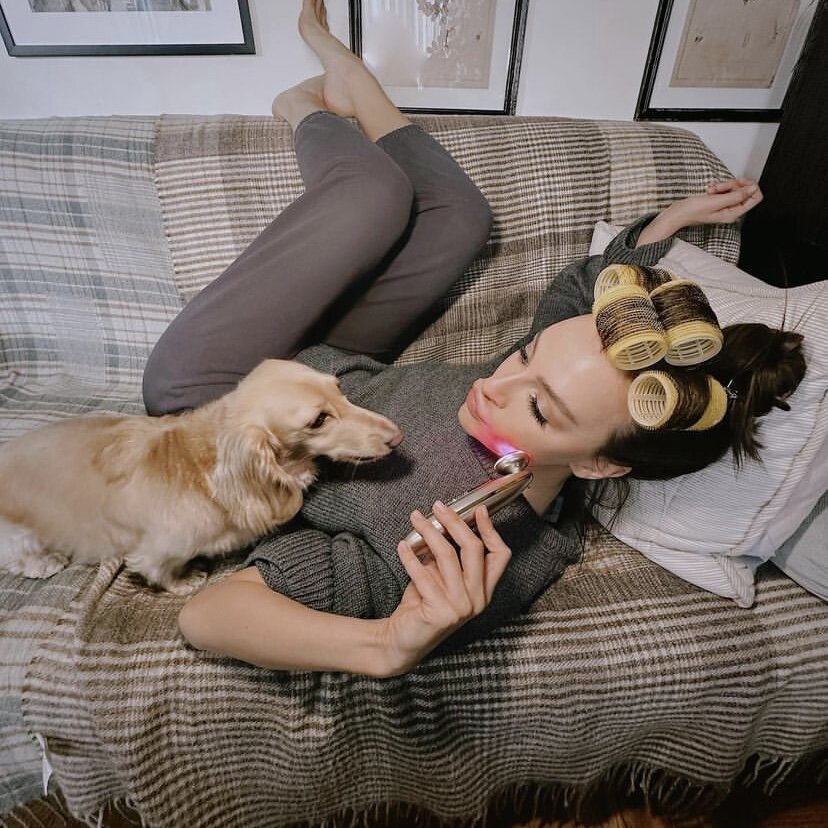 Екатерина Варнава и Биркин. Источник фото: официальная страница Екатерины в запрещённой соцсети.