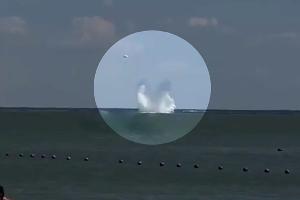 потеря двух самолетов над азовским морем