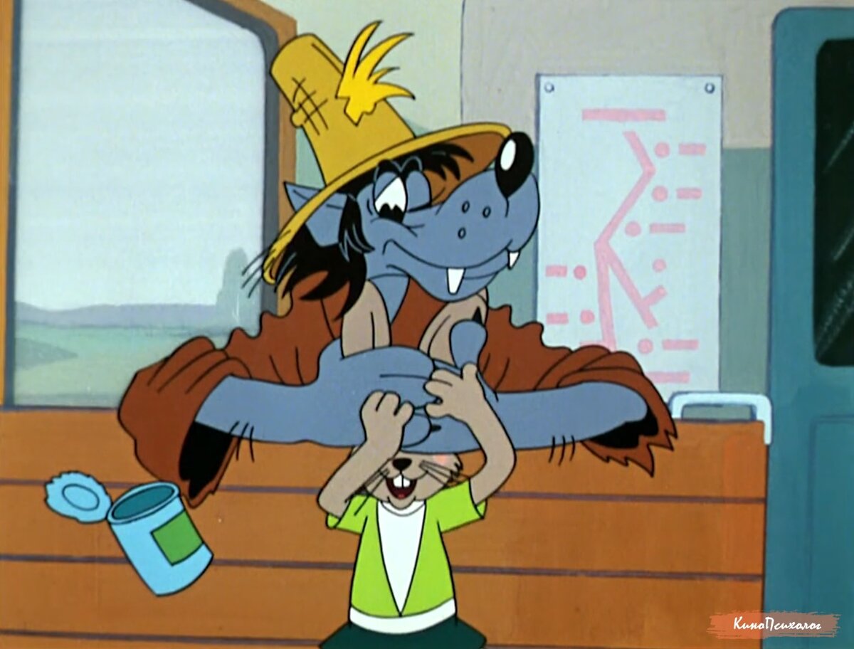 "Ну, погоди!", скриншот. Игра увлекает обоих участников.