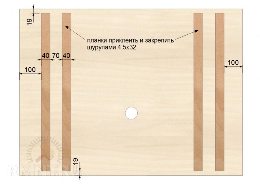 Делаем стол на цепях своими руками