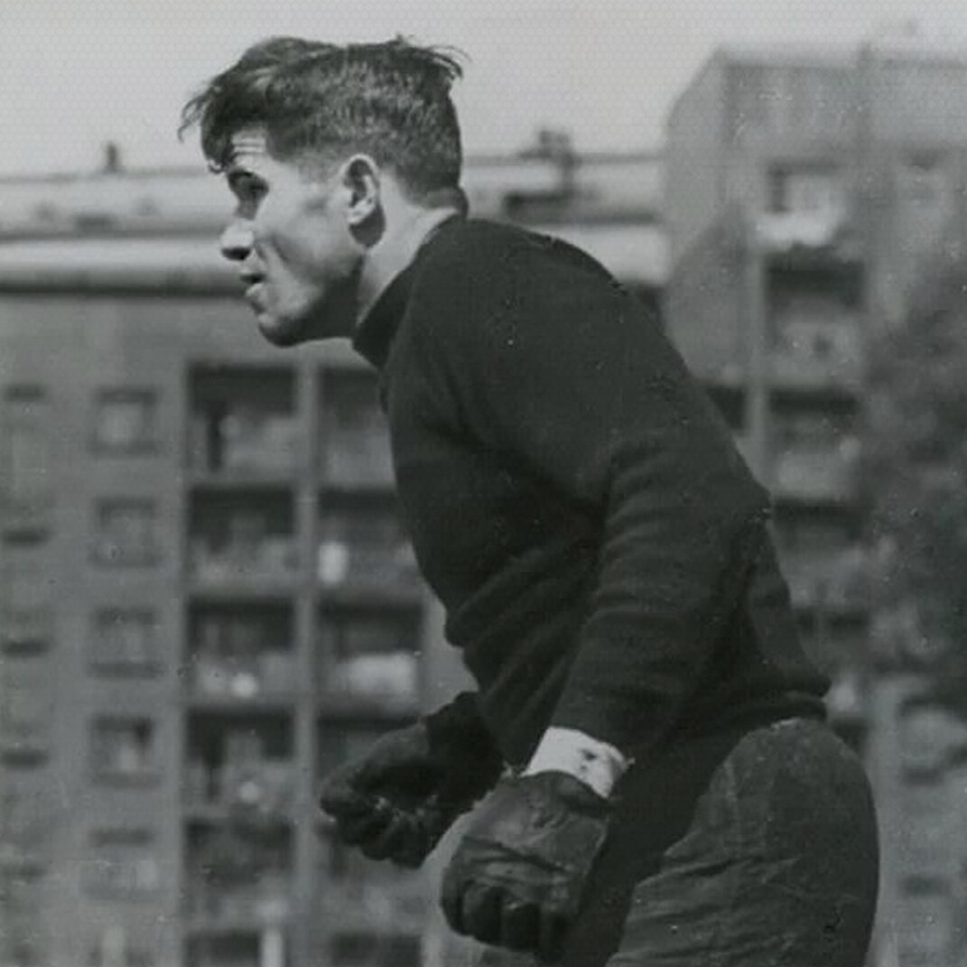 Алексей Хомич в одной из первой игры за московское «Динамо»