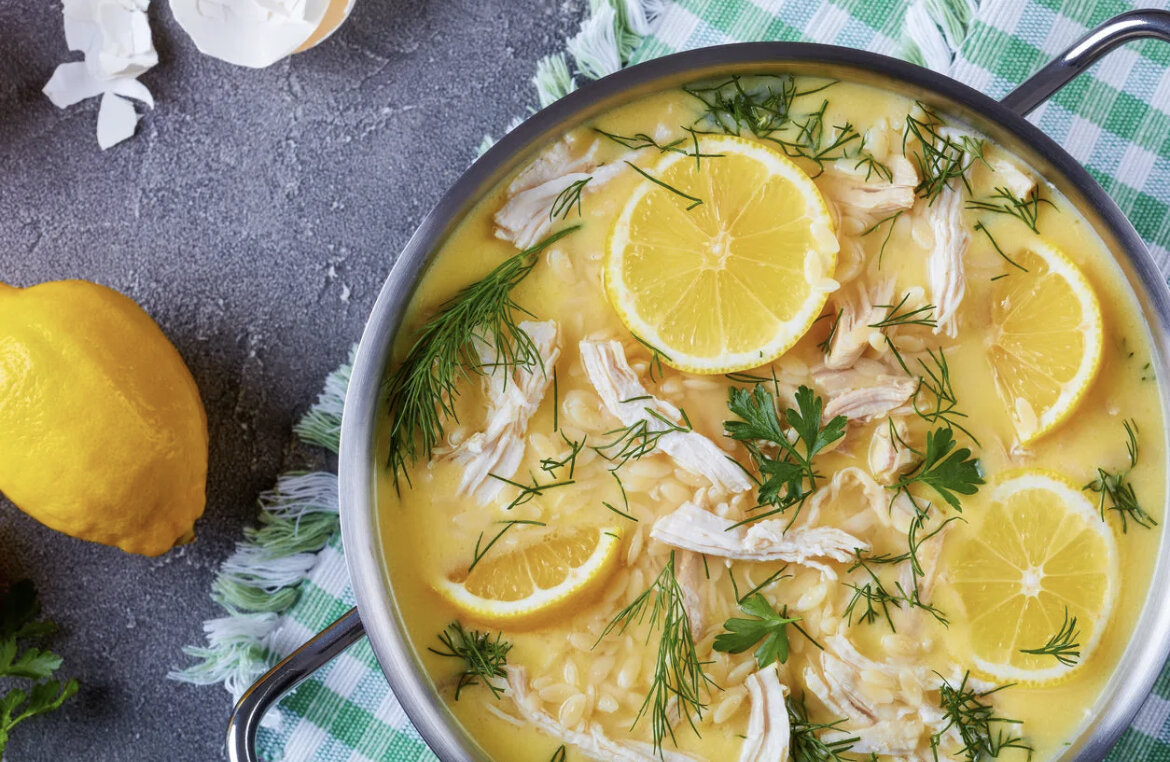 Португальский куриный суп с лимоном и мятой | Я у мамы кулинар | Дзен