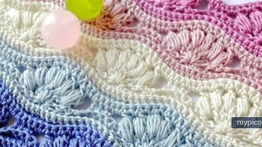 Фото узора крючком из открытых источников интернета. Pinterest. 